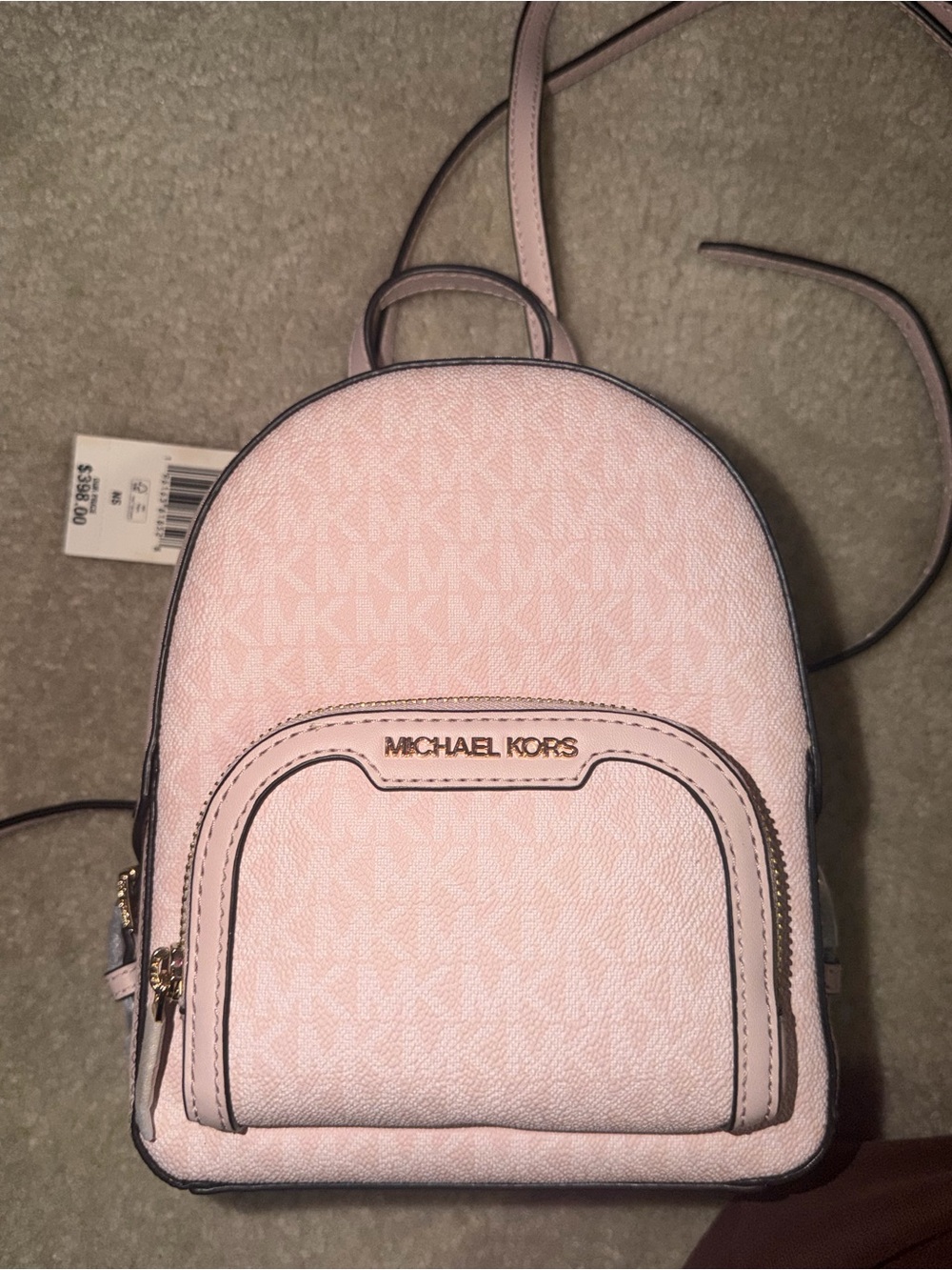 Michael Kors Pale Pink Mini Backpack